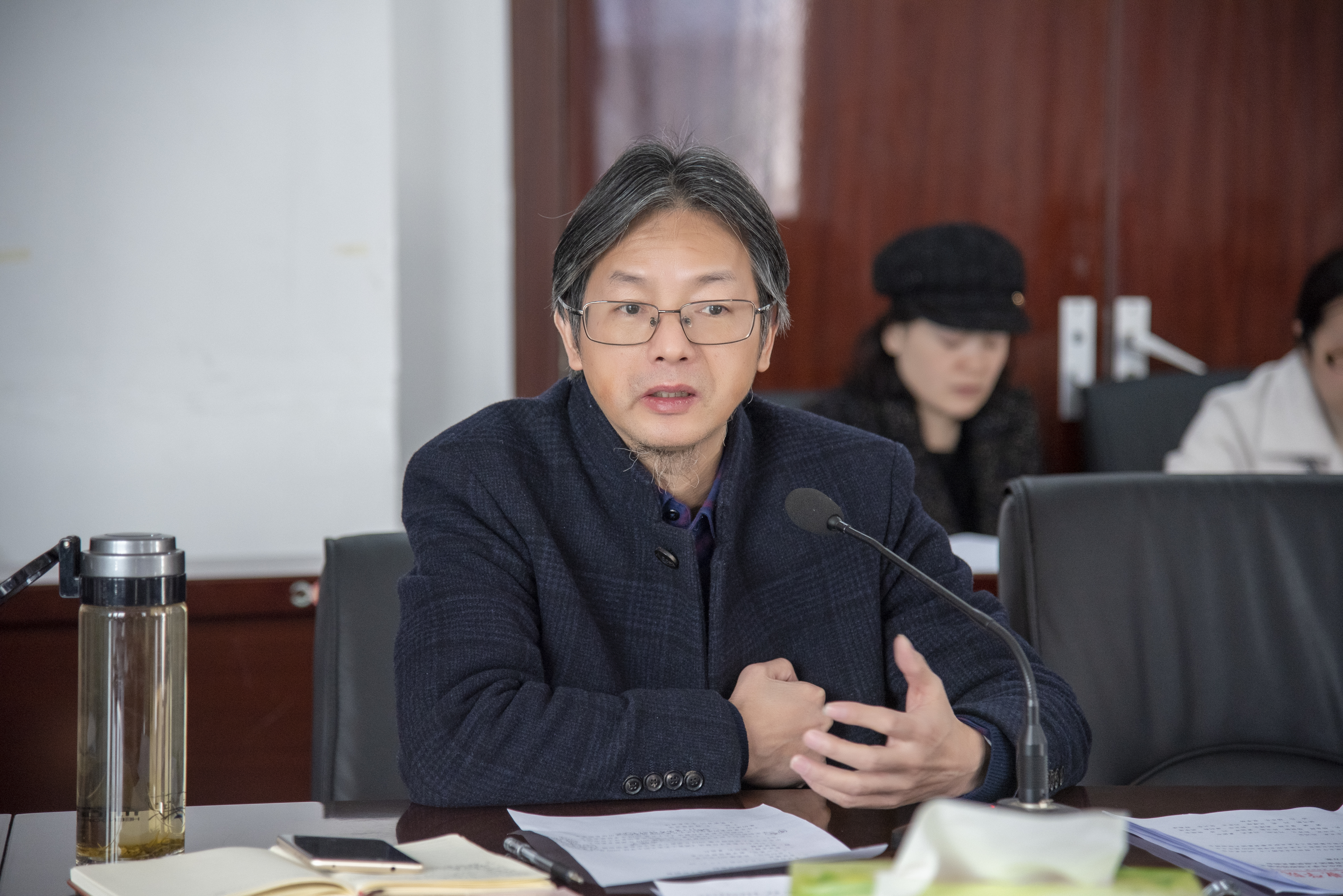 图3：校长陈鸿俊教授作重要指示