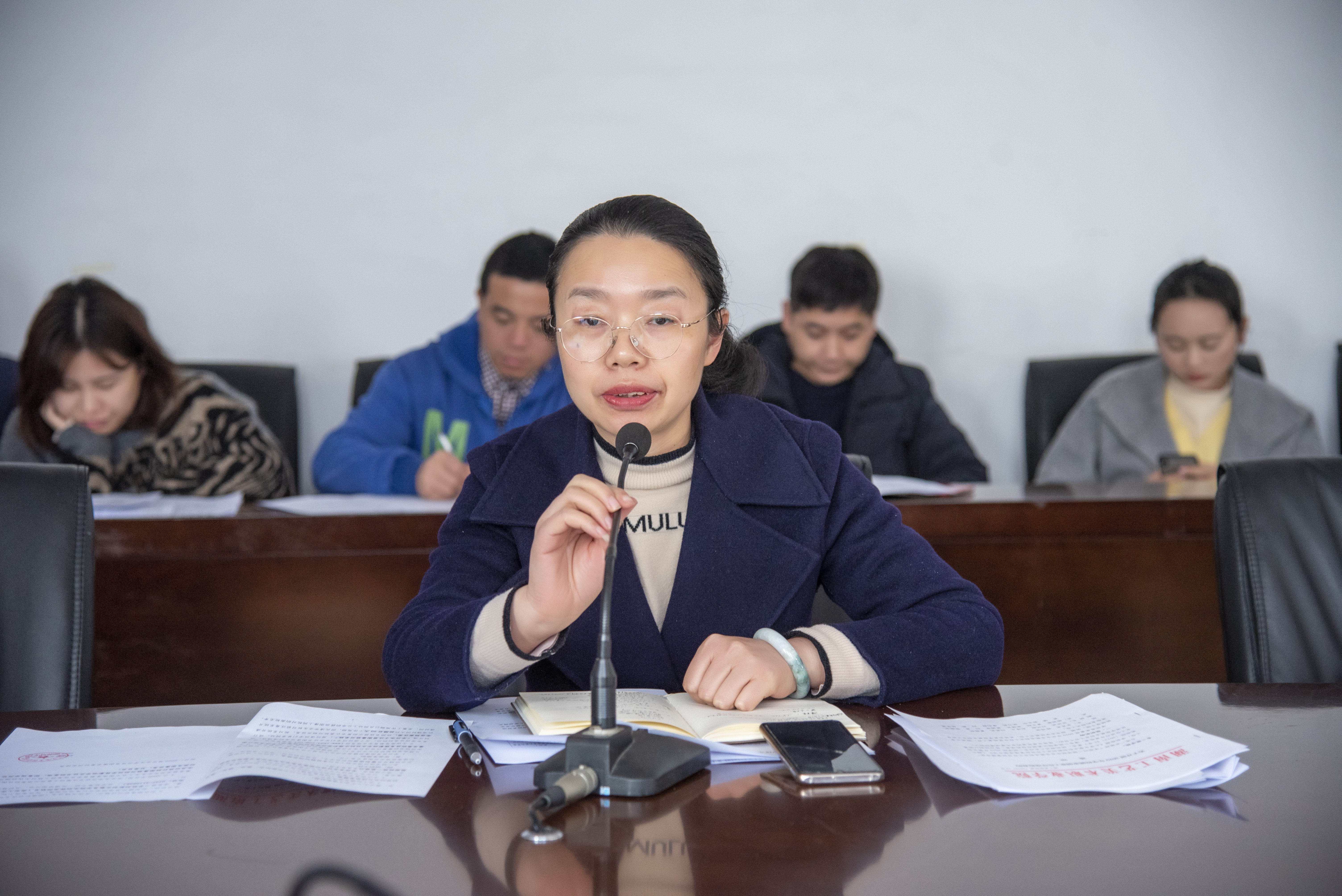 图2:副校长夏能权教授主持会议 图2:副校长夏能权教授主持会议